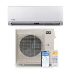 18,000 BTU 24 SEER2 ACiQ Single Zone Wall Mounted Mini Split System w/ WiFi - 230V - R454B