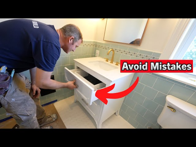 Bathroom plumbing fixtures - no leaks
