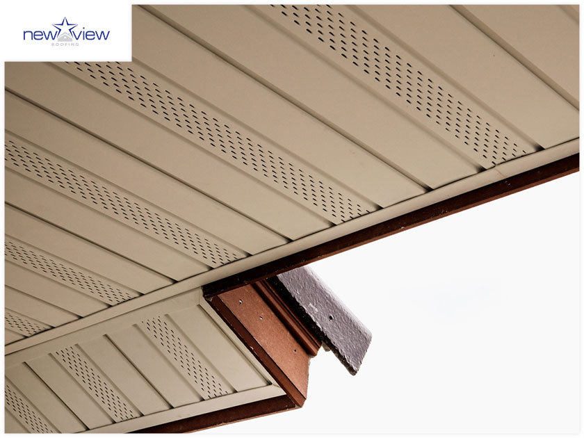 Soffit and fascia - continuous ventilation